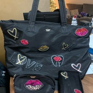 VS Tote, Makeup Bag, & Passport Holder
